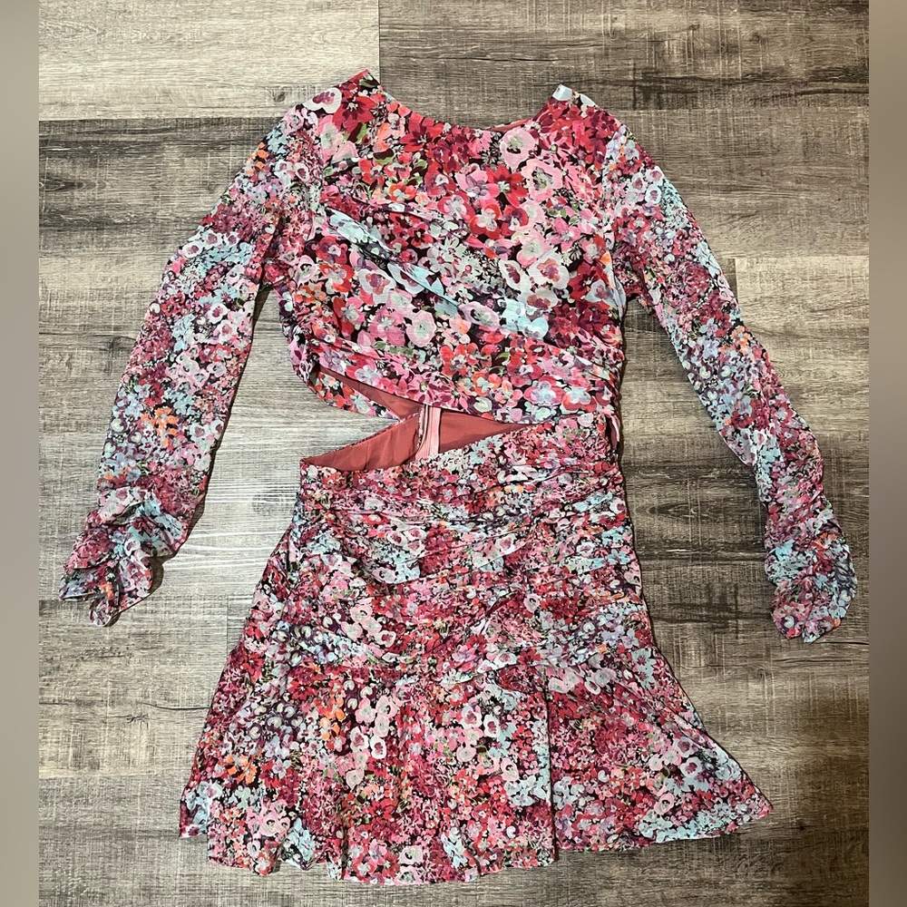 ZARA floral mini dress - Picture 4 of 9